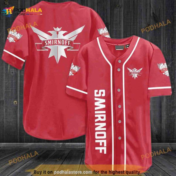 Smirnoff 3D Baseball Jersey