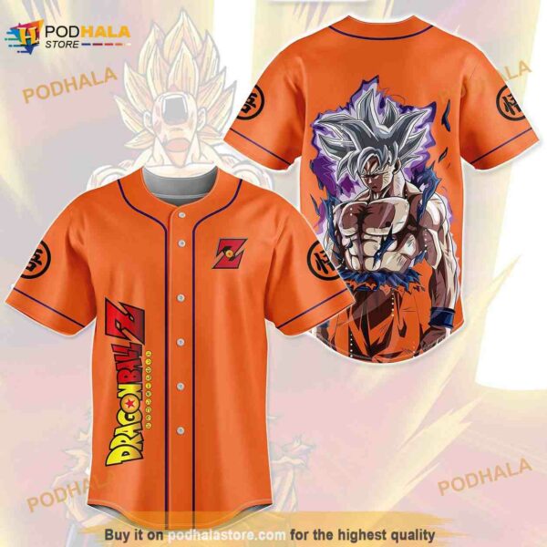 Songoku Dragon Ball Z All Over Print Unisex 3D Baseball Jersey