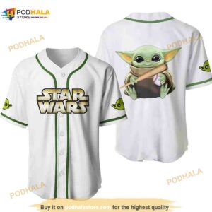 Star Wars Baby Yoda All Over Print 3D Unisex 3D Baseball Jersey