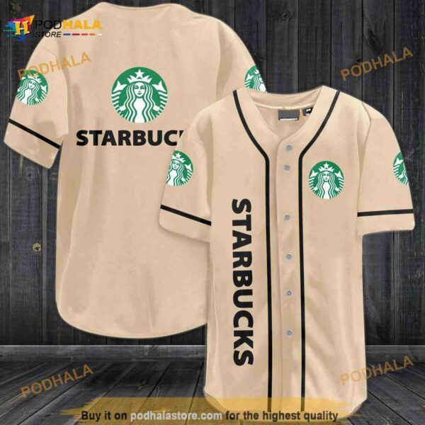 Starbucks 3D Baseball Jersey