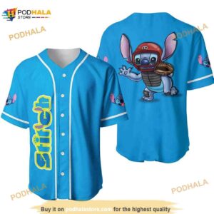 Stitch The Catcher 3D Baseball Jersey