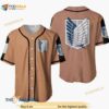 Survey Corps Attack On Titan Final Anime 3D Baseball Jersey Shirt