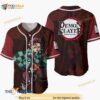 Tanjiro Kimetsu Anime 3D Baseball Jersey Shirt