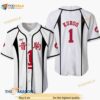 Tetsurou Kuroo Haikyuu Anime Costume 3D White Baseball Jersey Shirt