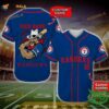 Texas Rangers 3D Baseball Jersey Personalized Name Number