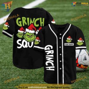 The Grinch Squad baseball Jersey