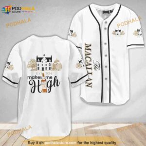 The Macallan Make Me High 3D Baseball Jersey Shirt