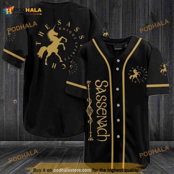 The Sassenach Whisky 3D Baseball Jersey