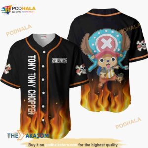 Tony Tony Chopper Anime 3D Baseball Jersey Shirt