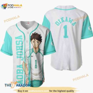 Tooru Oikawa Haikyuu Anime 3D Baseball Jersey Shirt