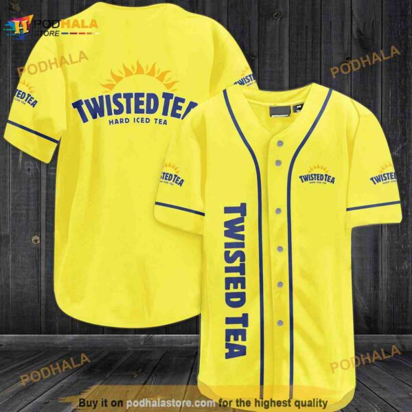 Twisted Tea Hard Iced Tea 3D Baseball Jersey