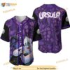 Ursula Pattern The Little Mermaid All Over Print Baseball Jersey