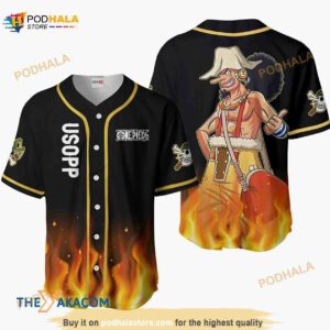 Usopp Anime 3D Baseball Jersey Shirt