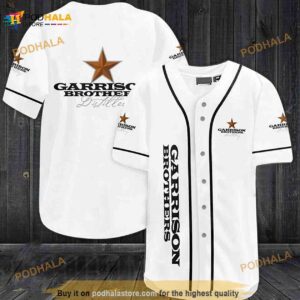 Vintage Garrison Brothers Whiskey 3D Baseball Jersey