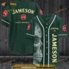 Vintage Green Skull Jameson 3D Baseball Jersey