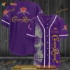 Vintage Purple Skull Crown Royal 3D Baseball Jersey