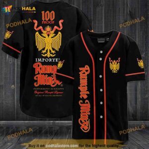 Vintage Rumple Minze Gin 3D Baseball Jersey