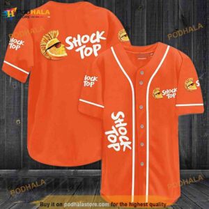 Vintage Shock Top Beer 3D Baseball Jersey