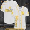 White Bitburger Beer 3D Baseball Jersey