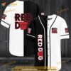 White Black Red Dog Beer 3D Baseball Jersey