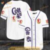 White Colt 45 Beer 3D Baseball Jersey