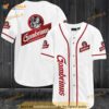 White Gambrinus Beer 3D Baseball Jersey