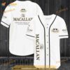 White The Macallan Whiskey 3D Baseball Jersey