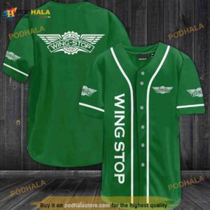 Wingstop Restaurants 3D Baseball Jersey