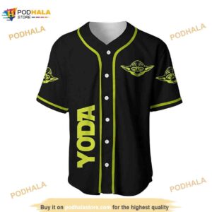 Yoda Star Wars Floating 3D Baseball Jersey