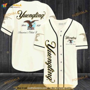 Yuengling Beer Since 1982 3D Baseball Jersey